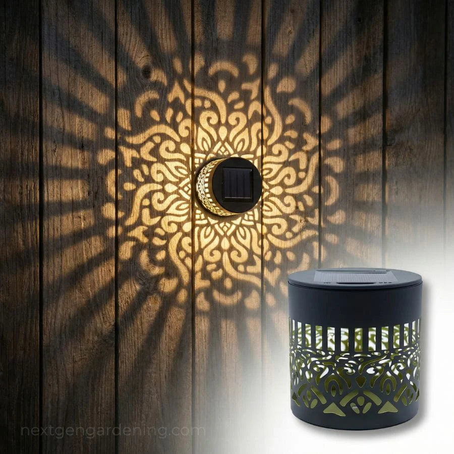 Solana Solar Mandala Light — Decorative Indoor & Outdoor Glow Lamp