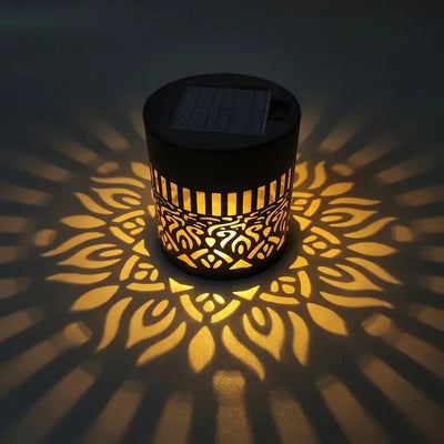 Solana Solar Mandala Light — Decorative Indoor & Outdoor Glow Lamp