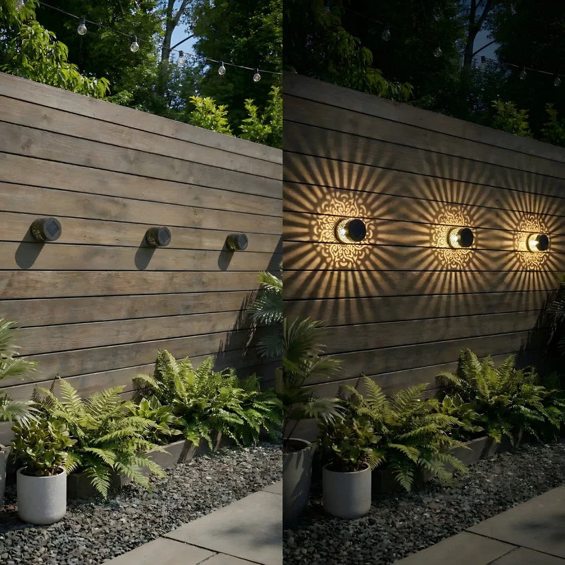 Solana Solar Mandala Light — Decorative Indoor & Outdoor Glow Lamp