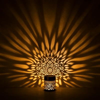 Solana Solar Mandala Light — Decorative Indoor & Outdoor Glow Lamp