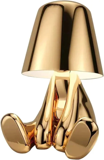 Cute Golden Man Night Light
